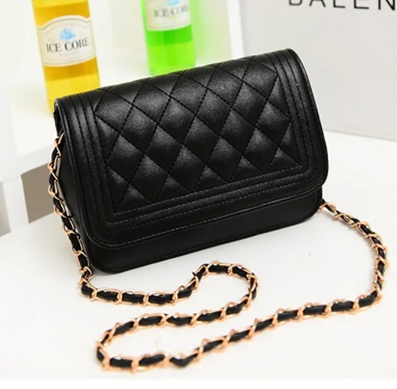 

New Style Korean-style Rhombus Bag Women's Bag with Chain Trend Fashion Small Square Bag WOMEN'S Bag Small Square