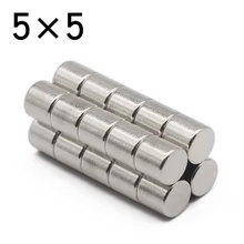 10/20/50/100/200 Pcs 5x5 Round NdFeB Neodymium Magnet N35 Super Powerful Small imanes Permanent Magnetic Disc