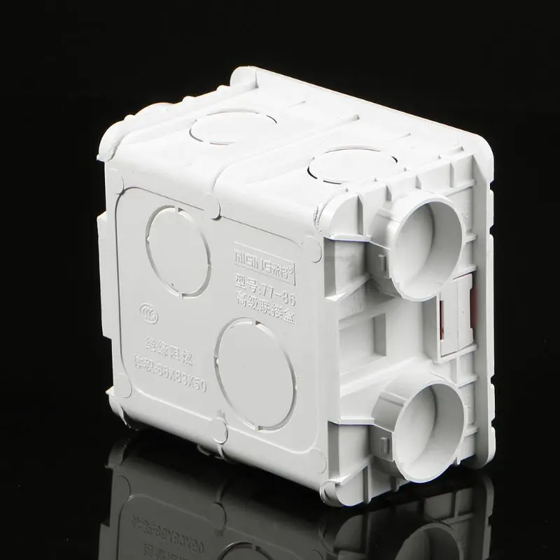 86-Тип ПВХ распределительная коробка настенное крепление кассеты для переключатель гнездо основание светильника C63E