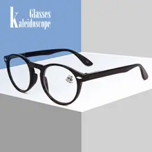 Мужские и женские очки для чтения, модные круглые очки в стиле ретро, красные, синие, черные, мужские винтажные ультралегкие очки для дальнозоркости с диоптриями