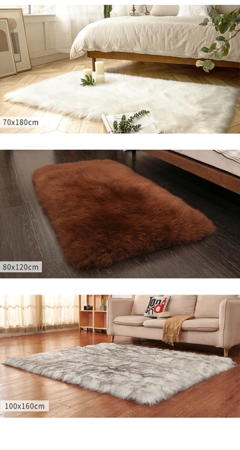 Tappeto Peloso Morbido 200x250cm | Antiscivolo | Bianco | Per Soggiorno E Camera Da Letto - Foto 12