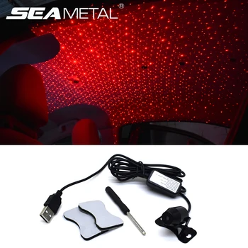 

LED Car Roof Lights USB Atmosphere Interior Ambient Light Music Sound Universal For Home Auto Decorative Lamp Auto Accessories