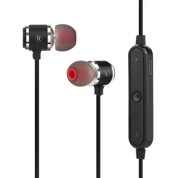 

Fashionable AX-07 Portable Magnetic Wireless Bluetooth 4.1 Outdoor Sport Headset Earphones Stereo Music Accessory