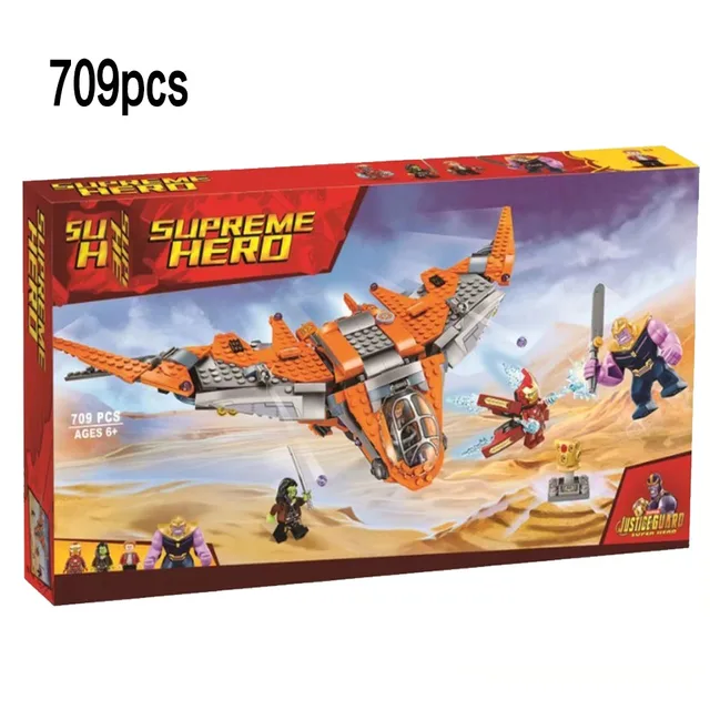 thanos ultimate battle lego set