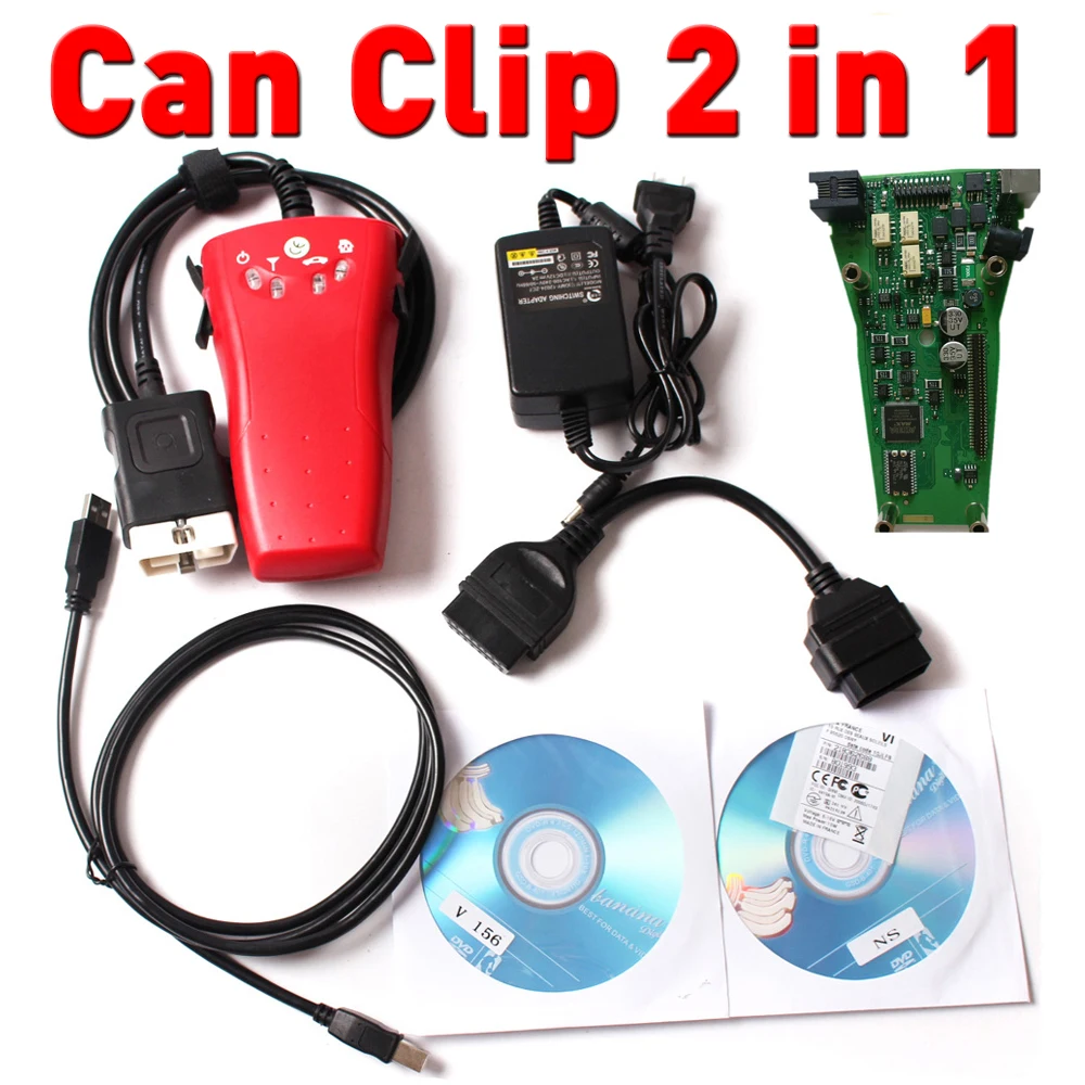 US $110.82 Newest 2 in 1 Diagnostic Tool For Renault CAN Clip V172 for Consult 3 III Scanner Auto SelfDiagnostic Tool Car Vehicle Repair