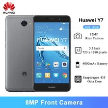 Huawei Snapdragon 435 Y7 Android 16GB 2GB Octa Core Face Recognition 12mp New Mobile-Phones