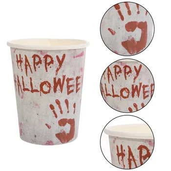 

96 Pcs 1 Set Tissues Blood Handprint Silverwares for Kitchen