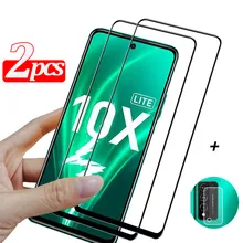 1 ~ 2 sztuk szkło ochronne Honor 10X Lite szkło hartowane 9D Screen Protector Honor10X Light 10i Honor 10 X Lite ochraniacze ekranu Film