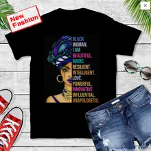 Горячая Винтаж Графический Футболка подарок рубашка гордостью меланин Книги по истории летние футболки хлопок Tumblr Топы Harajuku размера плюс футболка Для женщин