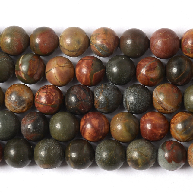 Stone Beads Aventurine Jades Indain Agates Crystal Beads for Jewelry Making DIY Bracelet Accessories 4/6/8/10/12mm