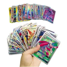 GX EX игра коллекция бумаги торговли Pokemones карты для Funs подарок детям английский язык игрушки