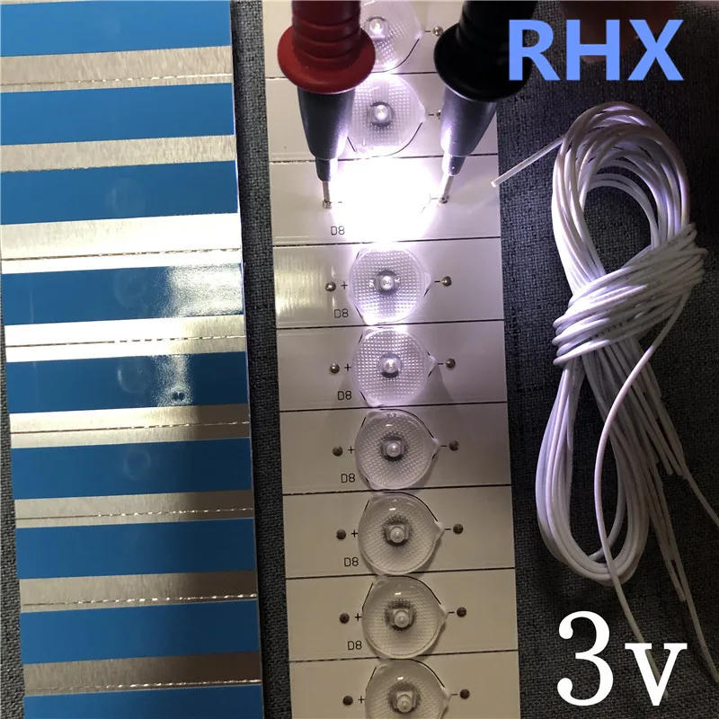 Contas de Lâmpada Smd 100 com Lentes Ópticas Cores Variadas para Reparo e Construção de tv Led - Image 6