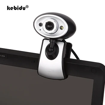

kebidu USB 2.0 Digital HD Webcam Camera With Microphone Web Cam For Computer PC Laptop Desktop with MIC Clip-on