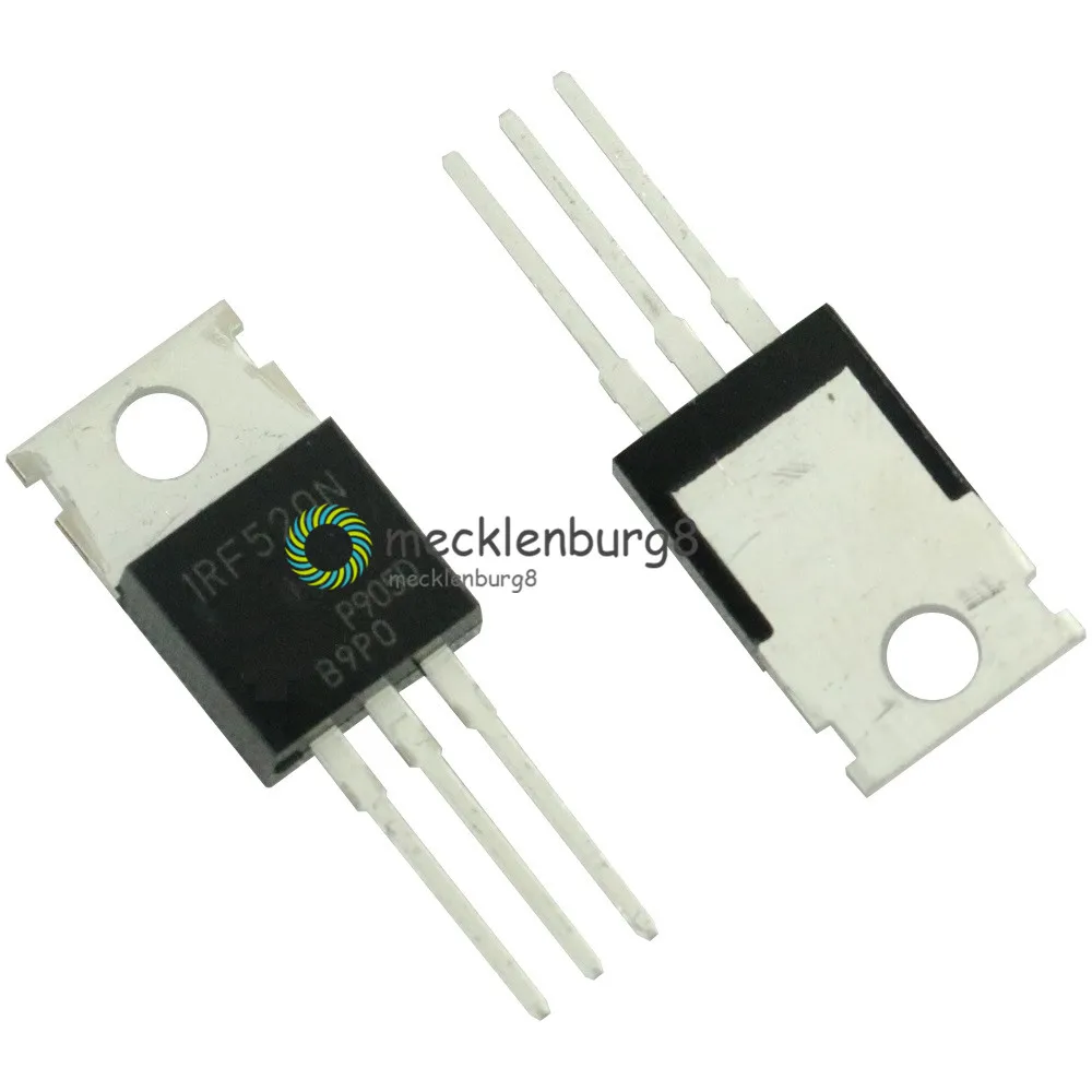 5 шт. IRF520 IRF520N N-Channel HEXFET Power MOSFET Новый | Электроника
