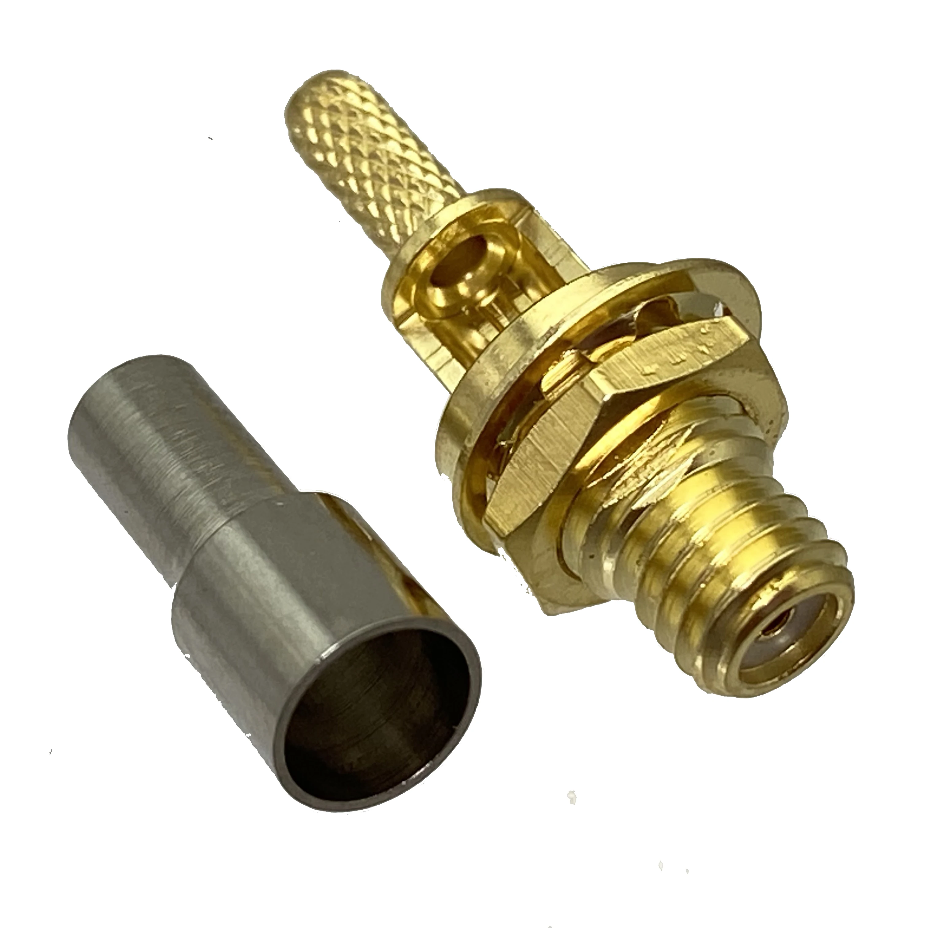 XFZJCHAP Microdot 10-32UNF L5 L5 Maschio A SMA Maschio RG316 Terminali - Foto 3