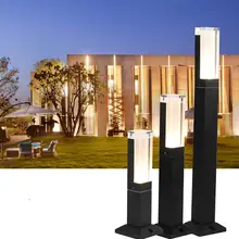 Стиль, водонепроницаемый Светодиодный светильник для садовой лужайки, современный алюминиевый светильник, напольный светильник для патио, виллы, ландшафтный светильник