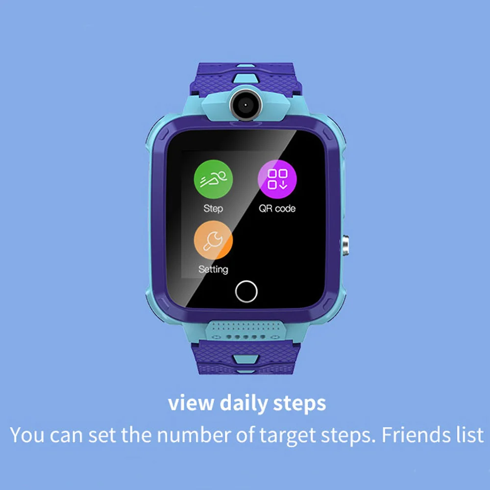 New 4G Wifi+LBS+GPS TrackerAndriod 6.0 RAM 2GB ROM 4GB Kids Child Students Gifts Smart Watch Phone