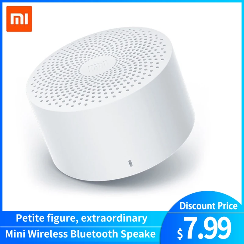 Xiaomi XiaoAi портативная Мини Беспроводная bluetooth колонка сабвуфер умное Голосовое