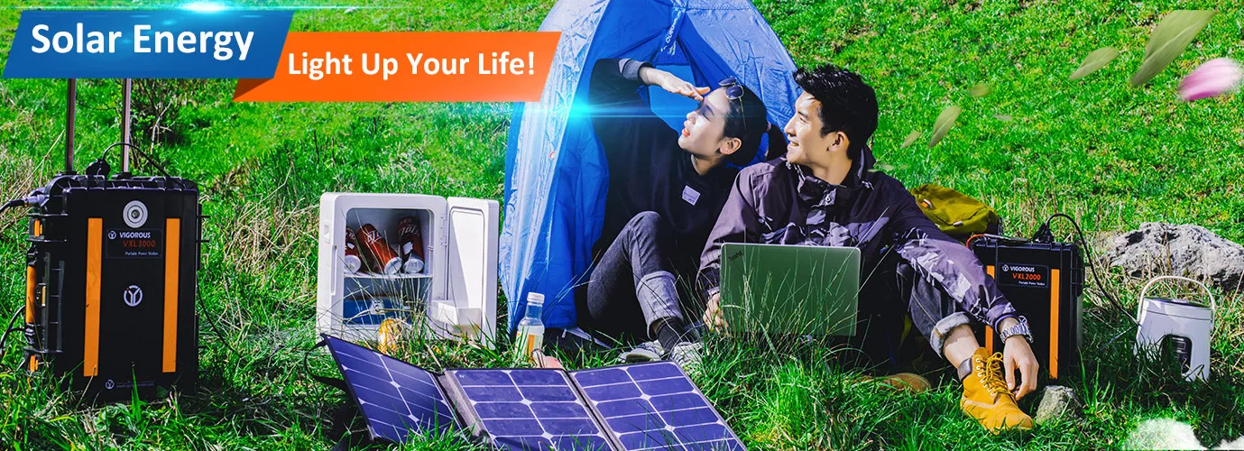 Solar Power Mini Generator 1000Wh Solar Power 220 Volt For RV Camping and Home Charged by Solar Panel/Wall/Car