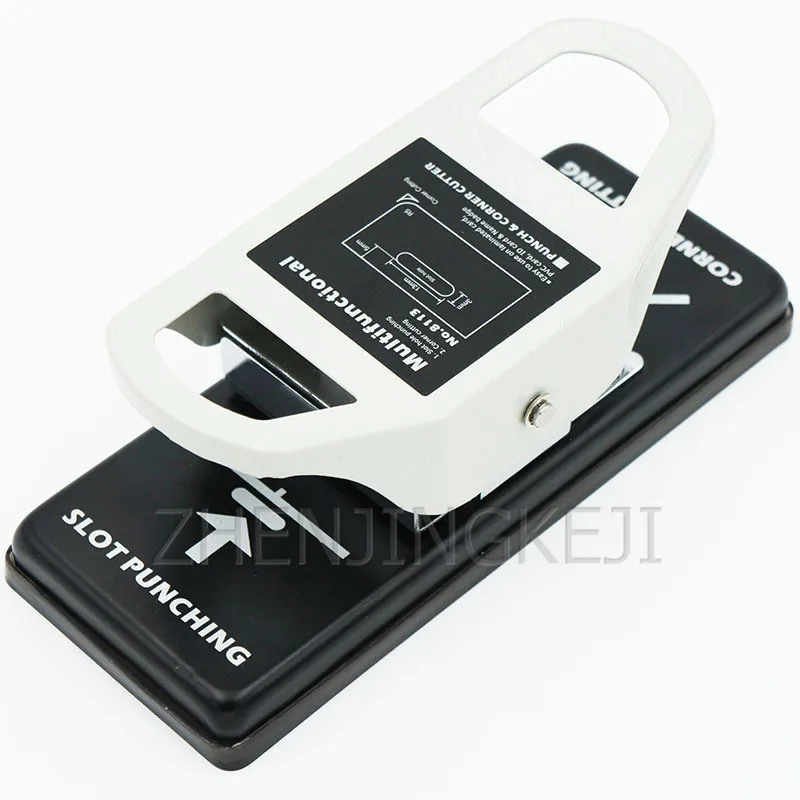 

Card Puncher PVC Punching Machine Round R5 Flat Hole 3*13MM Dual-purpose Chamfer Plastic Card Punching Equipment Tools Tool