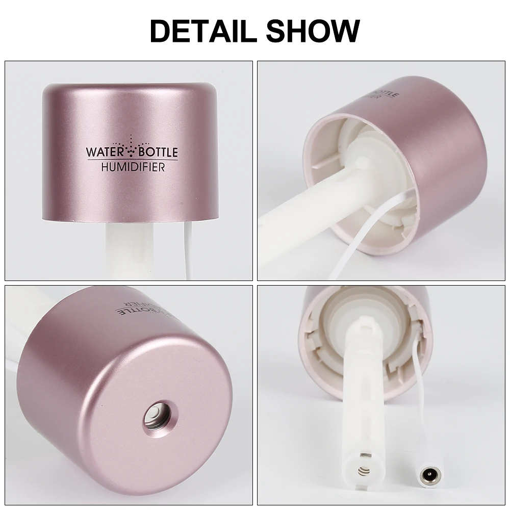 Новый портативный увлажнитель воздуха с крышкой для бутылки Mini USB эфирным маслом