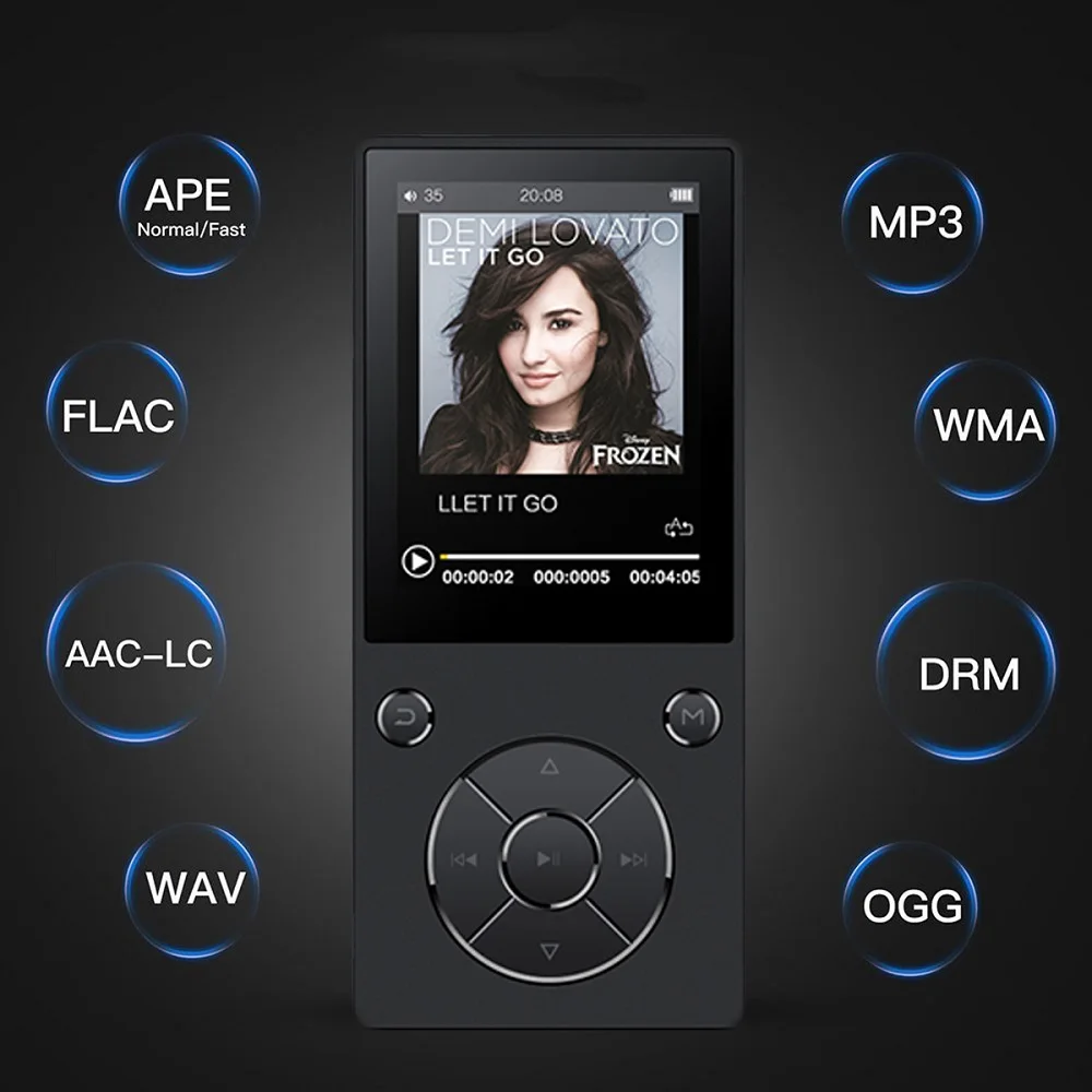 

New Original RUIZU X18 Bluetooth Sport MP3 Player with 8G can play 130hours high quality lossless Recorder FM Bluetooth 4.0