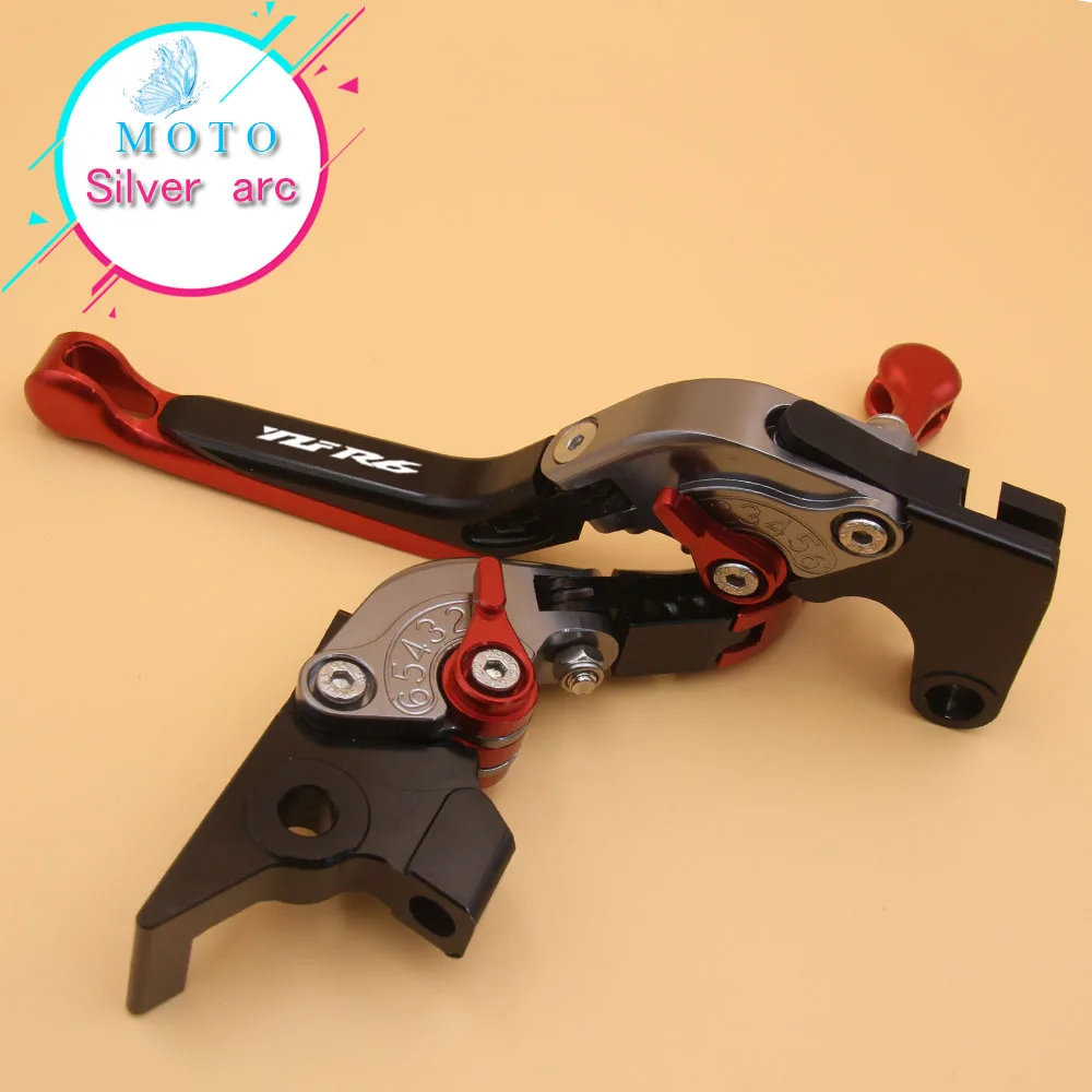 Лазерный Логотип (YZF R6) рычаги тормозной муфты мотоцикла для Yamaha YZF R6 2005 2006 2007 2008 2009