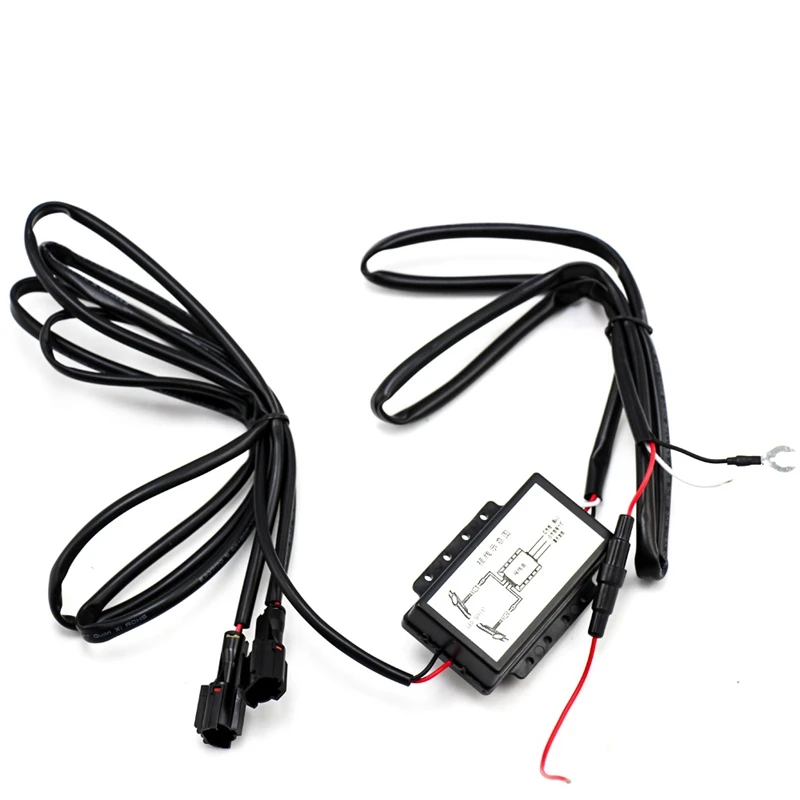 Для Toyota Camry 2009-2011 Drl Габаритные огни 12В Светодиодная лампа с отложным воротником желтый сигнал