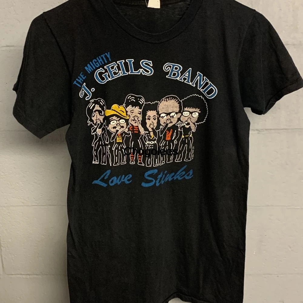 The j geils band love stinks world tour 1980. Kleding Herenkleding Overhemden & T-shirts T-shirts T-shirts met print 