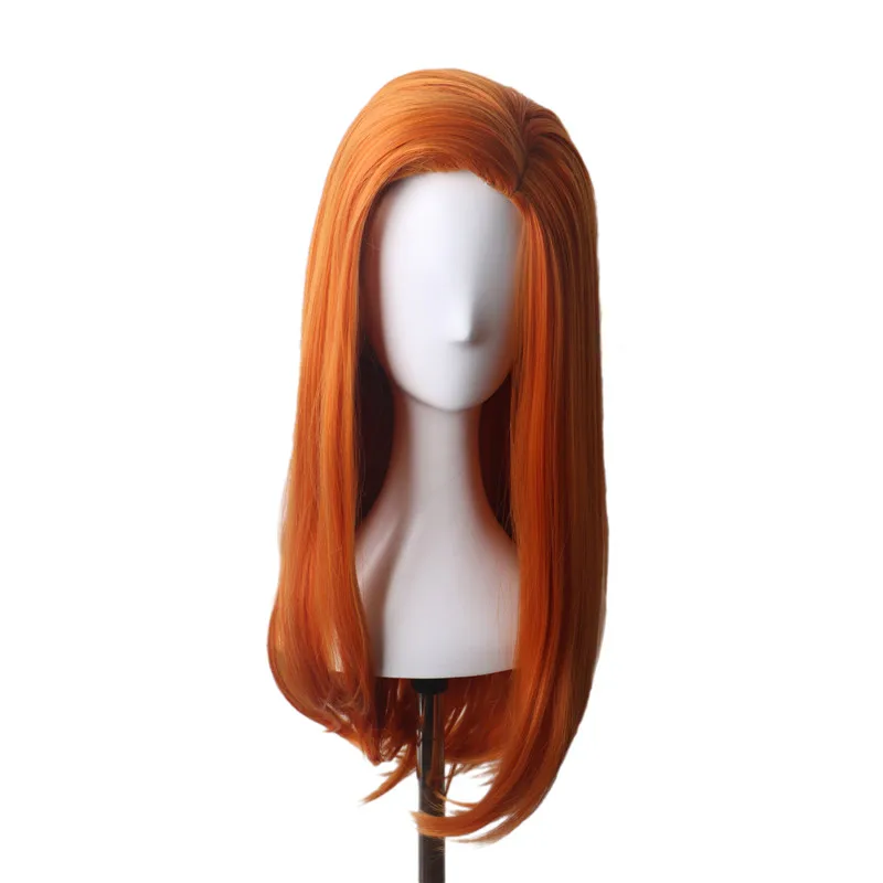 Party Orange Wig Synthetic Hair Cosplay Wigs Sale Clearance Anime