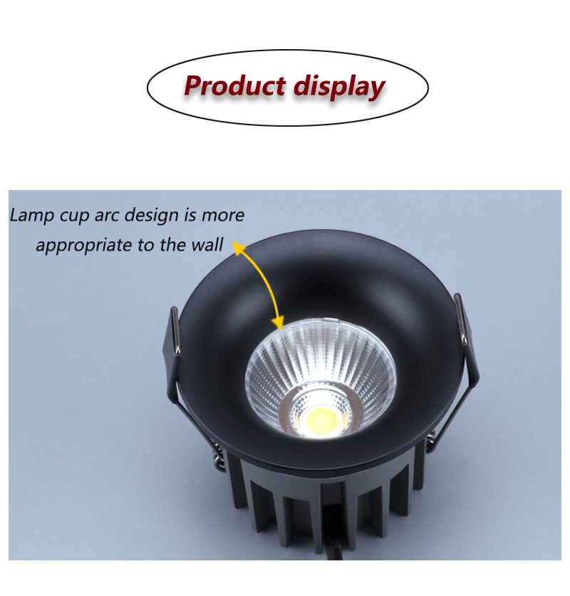 LED adjustable COB Concentrator AC85-265V 9W 12W 15W 18W Hf002f921e7b5457580a50e10e67e6d2fp
