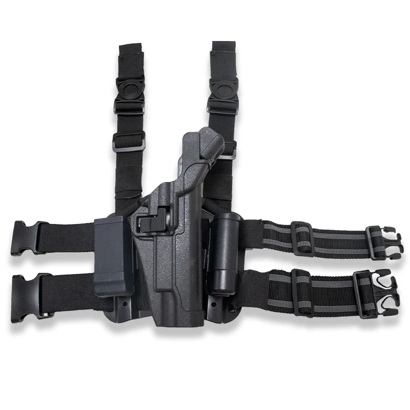 

LV3 Tactical Colt 1911 Leg Holster Airsoft Paintball Gun Accessories Right Hand Quick Drop Holster Gun Carry Case