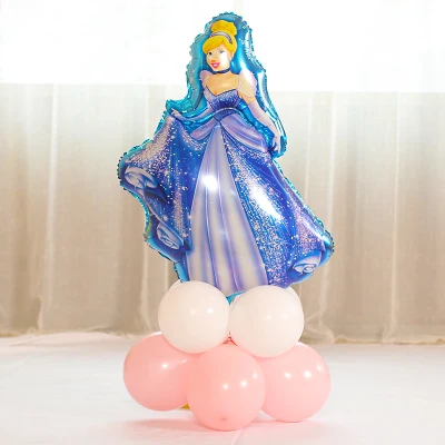 12 шт. 93*55 см Белоснежка Эльза пять принцесс, фигурки на день рождения, фольгированные воздушные шары, надувные украшения на день рождения, гелиевые шары - Цвет: Зеленый
