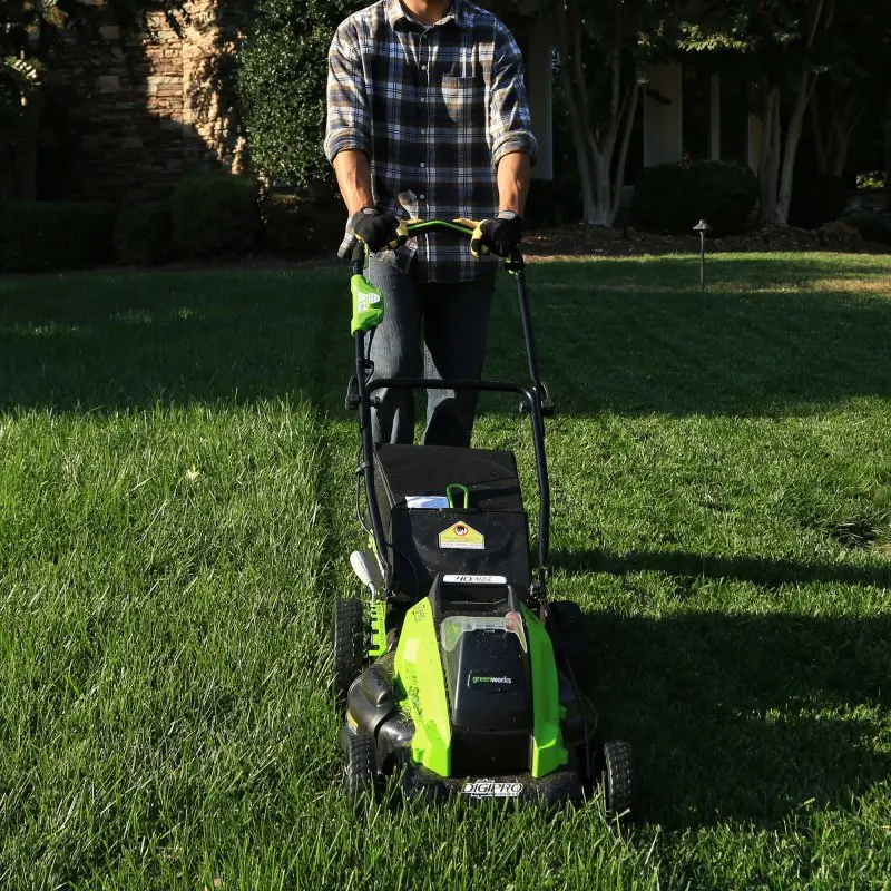 Газонокосилка Greenworks аккумуляторная 19 дюймов 40 в 800 Вт|Газонокосилка| |