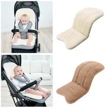 

Baby Stroller Mat Soft Faux Rabbit Fur Seat Cushion Winter Infant Seat Mat Thick Liner Pad Kid High Chair Pushchair Car Seat Pad