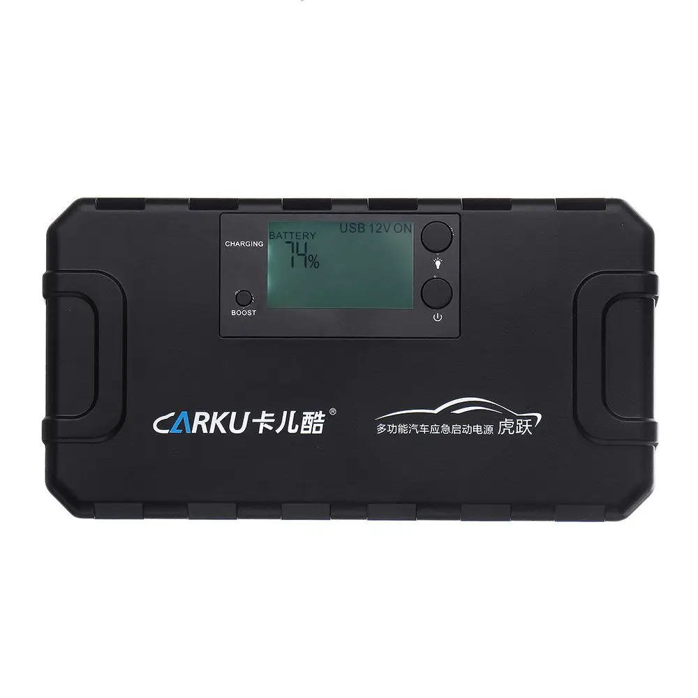 CARKU 1000A 16800mAh автомобильный стартер 12V светодиодный двойной USB аварийный внешний аккумулятор Комплект портативное автомобильное зарядное устройство