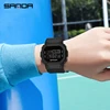 SANDA G Style Digital Watch Men Outdoor Waterproof Sports Wrist Watches For Men Running Stopwatch Military LED Electronic Clock 6
