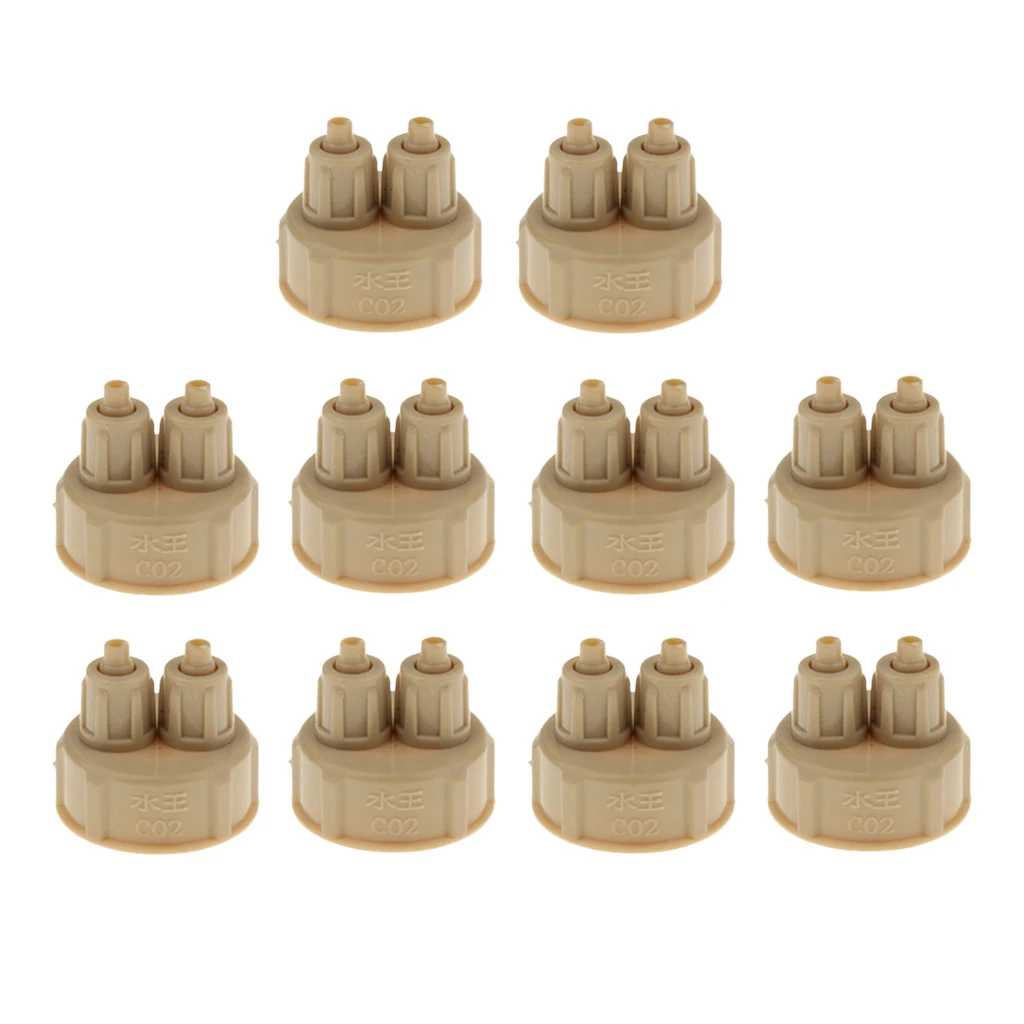 10pc Aquarium CO2 Accessories DIY CO2 System Kits Generator Part Bottle Cap