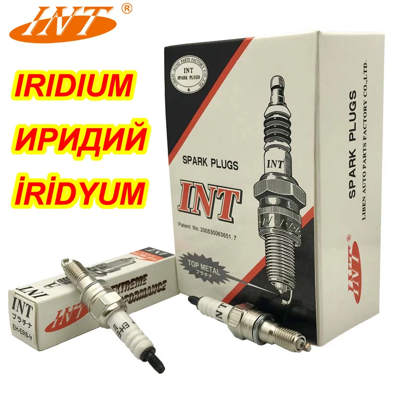 1 шт. INT Иридиевые свечи зажигания 8 мм EH ER8 IR RVF400/VFR400R/VFR30/RVF35 6868 ER9EHIX 5869 ER9EH BUJIA IY27 ER8EH