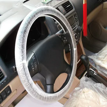

Truck Disposable Steering Wheel Cover Films Transparent 500Pcs Plastic