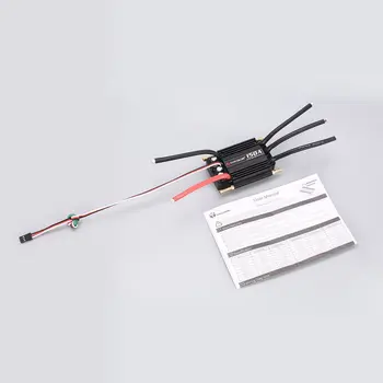

Original FLYCOLOR 2-6S 120A Waterproof Brushless ESC Speed Controller for RC Boat Ship with BEC 5.5V/5A Water Cooling System