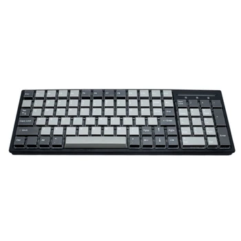 

All in One Industrial Keyboard Desktop Laptop USB Half Cap Key Wired Keyboard Small Keyboard Industrial Key