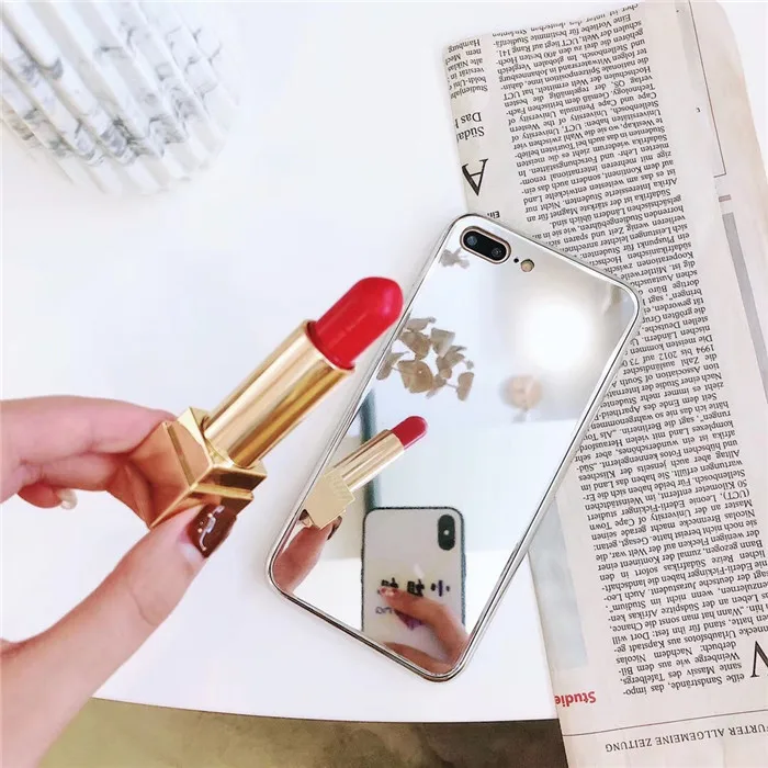 Celebrity Style Electroplated Mirror Applicable iphonexs MAX Phone Case iPhone 8/7 Plus Shatter-resistant Protective Case 6