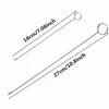 Stainless Metal Sewing Loop Turner Hook With Latch For Turning Fabric Tubes Straps Belts Strips Handmade Sewing Tools 7YJ319 ► Photo 3/6