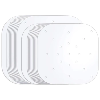 

200 Pcs Air Fryer Liners 7.5/8.5 Inch Air Fryer Parchment Paper Square Steaming Paper for Air Fryer Steaming Basket