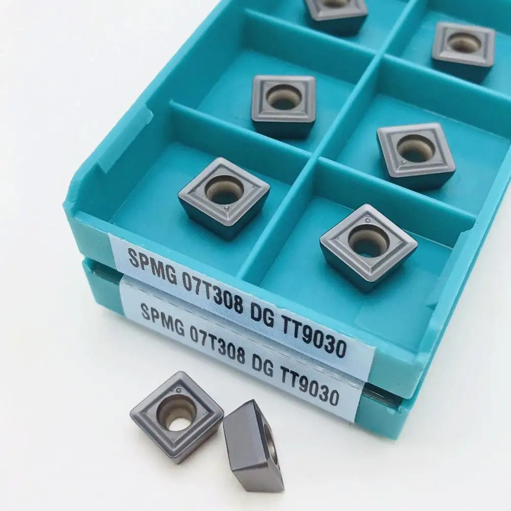 

10 pieces SPMG07T308 DG TT9030 indexable carbide insert for U boring metal machine tool accessories SPMG07T308 turning tool