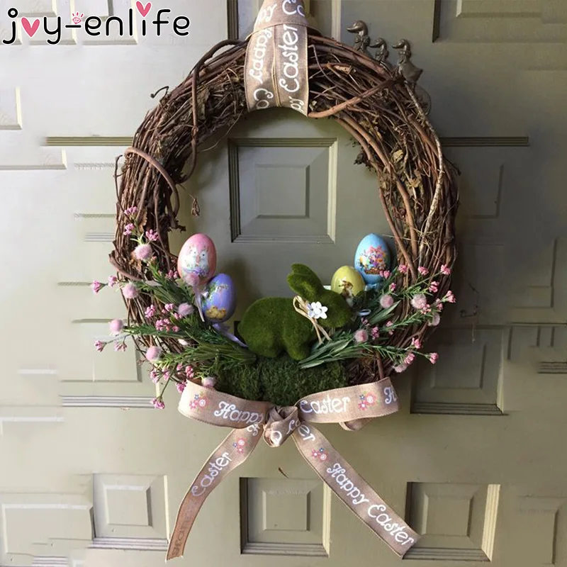Joy-Enlife, свадебное украшение, украшение из ротанга, венок, гирлянда, дверь, подвесной декор, год, Рождество, украшения для дома, Kerst
