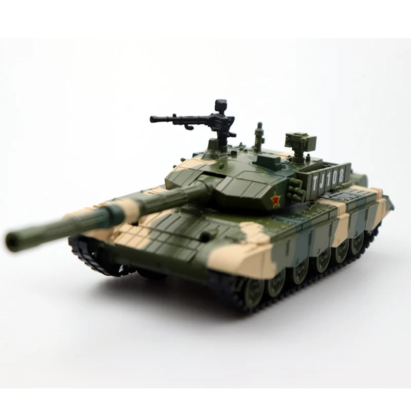 

1:32 Diecast Model Tank Military Alloy Model With Light And Sounds High Simulation Car Model For Children's Gift