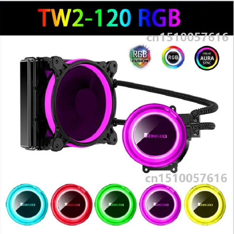 Охладитель воды в виде глаза ангела JONSBO Встроенный кулер для ЦП с RGB симфонией Aura