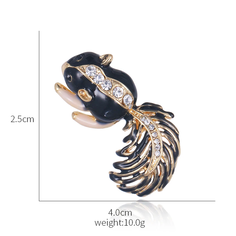 Baiduqiandu Бренд Новое поступление золотой цвет черный эмалированный белка Bijoux